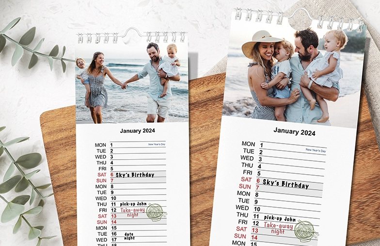 Calendario de fotos personalizado 2020 por Printerpix